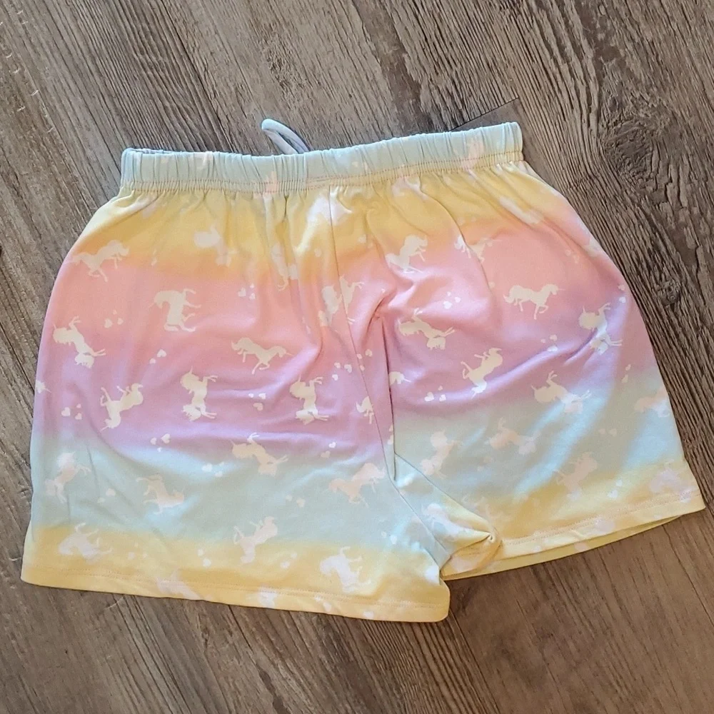 Jenna & Jessie Ride a Unicorn Swim with Mermaids Chase Rainbows Pajamas Size 10